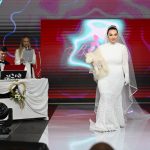 Ивона Јо на Саемот за венчавки во креација на Екатерина Атеље